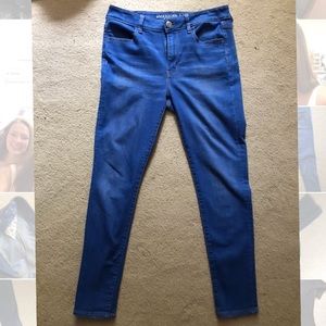 American Eagle Blue Jeggings / Skinny Jean